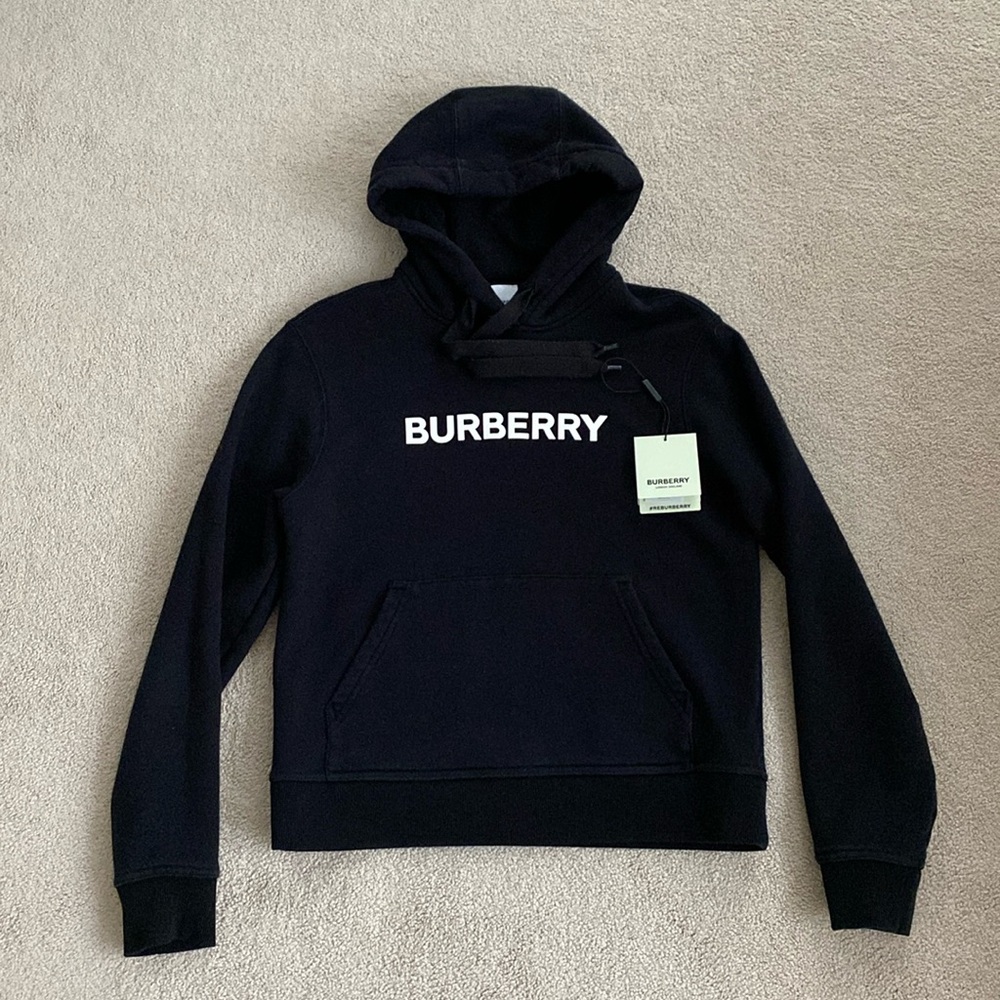 Burberry Logo Cotton Hoodie